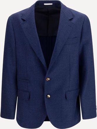 Brunello Cucinelli Single breasted wool Blazer Male 54