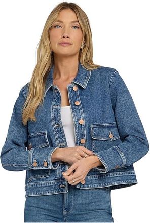 NYDJ Denim Jacket Womens Clothing Salton : XL (US 16-18), Cotton/Denim/Elastane
