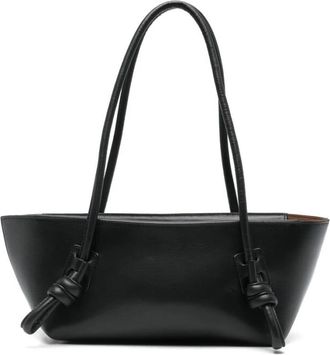 Hereu Zwarte Toprits Handtas - Dames - Schoudertassen - Zwart - ONE Size - Tassen