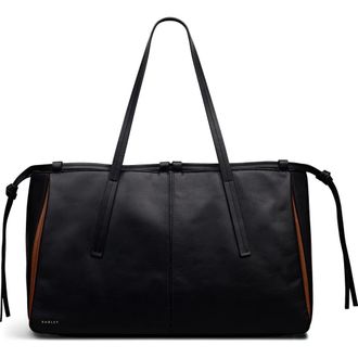 Radley London The Connaught Large Open Top Shoulder Bag in Black at Nordstrom