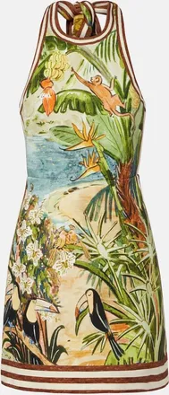 Alemais Al&eacute;mais Abito corto Toucan Tango in cotone