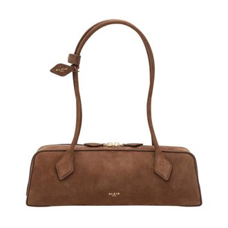 Alaia Le Click East West Medium Bag - female - Ala&iuml;a - Shoulder Bags - Brown - ONE SIZE - Bags