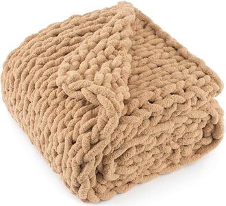 OEM Couverture En Tricot &Eacute;pais, Jet&eacute; De Canap&eacute; Volumineux, Tapis De Chaise Tr&egrave;s Grand, Fait &Agrave; La Main, 39 X 47 Pouces