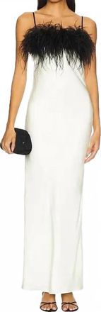 Delfi Lady Dress In Ivory/black