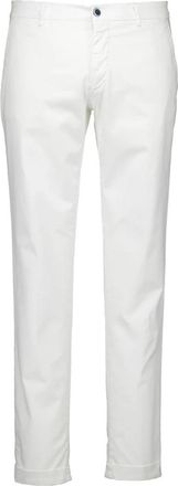 Mason's Chino Broek Klassiek Wit - Heren - Slim Fit Broeken - Wit - S - Katoen - Broeken