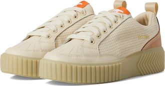 Sorel ONAtm AVE Low Sneaker Womens Shoes Bleached Ceramic/Light Aloe : 10.5 B - Medium, Leather/Suede