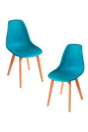 Regalos Miguel Regalos Miguel - Packs Sillas Comedor - Pack 2 Sillas Kelen - Verde Azulado