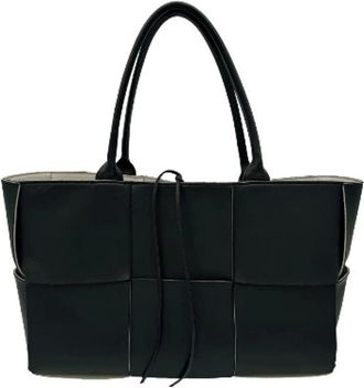 Bottega Veneta Pre-owned Tote Bags, female, Black, Size: ONE SIZE Pre-owned Vintage Tote Bag