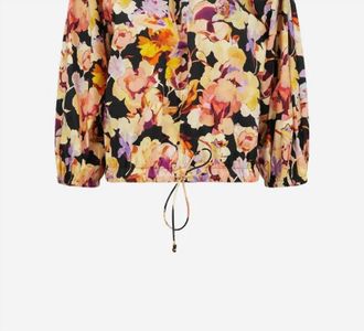 Ulla Johnson Womens Lucie Bubble Sleeve Top In Night Bloom