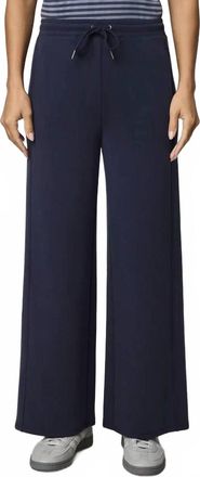Splendid Scubasoft Wide Leg Pant In Navy