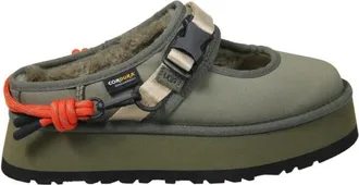 UGG Bea Mary Jane Wildwood Mule - Dames - Pantoffels - Groen - 38 EU - Polyester - Schoenen