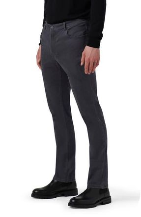 Bugatchi Stretch Cotton Blend Twill Chinos in Anthracite at Nordstrom, Size 30