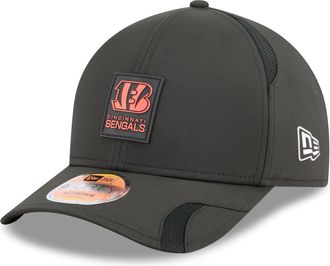 New Era Mens Black Cincinnati Bengals 2025 Sideline M-Crown 9FORTY Adjustable Hat
