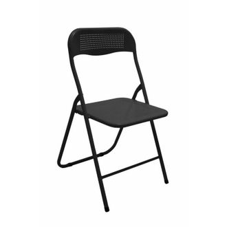 OEM 6 X Silla Plegable De Metal Polo Negro