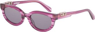 Off-white OERI13D SPARKS 3707 Stripped Purple/Dark Grey