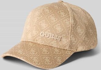 Guess Basecap mit Labe-Patch Modell CALLIOPE 4G in Hellbraun, Gr&ouml;&szlig;e 1