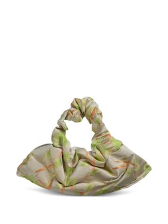 Elise brocade slouchy tote bag - women - Polyester/Cotton/Cotton - One Size - Brown