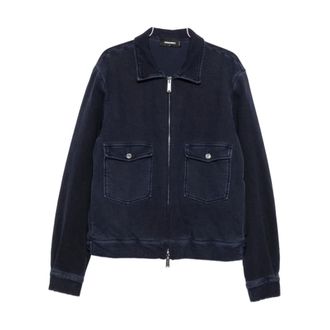 Dsquared2 Denim Jackets, male, Black, Size: M Dsquared2 Coats Black