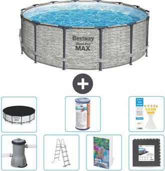 Bestway Piscina Bestway Steel Pro Max Redonda - 427x122 Cm - 8-piezas S563