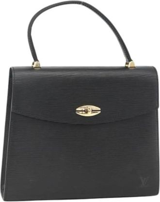 Louis Vuitton Pre-owned Handbags, female, Black, Size: ONE SIZE Pre-owned Malesherbes Handbag