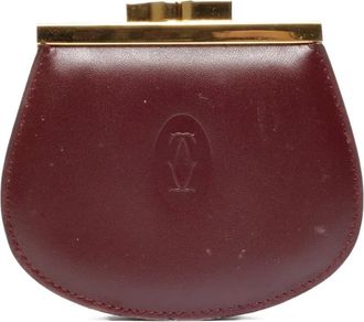 Cartier Portamonete in pelle 1990-2000 - Rosso