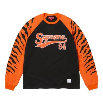 SUPREME SS26 Tiger Raglan L/S T-Shirt Black SUP-SS26-123-BLK