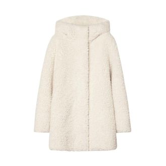 Roberto Ricci Design Chaqueta con Capucha de Borrego - Jackets - Mujer - Blanco - 2XS