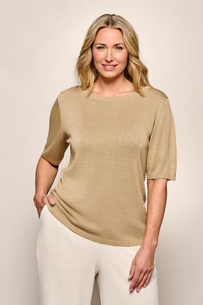 Mart Visser Audrey Lurex Top Zand Maxi