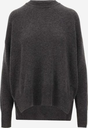 Jil Sander Dark Grey Crewneck Sweater