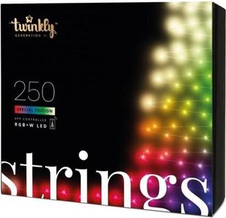 Twinkly Guirnalda Twinkly Strings 250 Led Rgbw Con Cable Negro Y Enchufe Tipo F (ue)