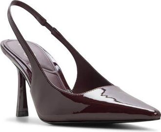Aldo Zailah Slingback Pump in Burgundy at Nordstrom, Size 7.5