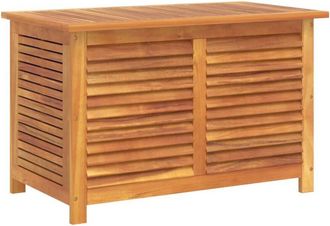 vidaXL Caja De Almacenaje De Jard&iacute;n Madera Maciza Acacia 90x50x56 Cm Vidaxl