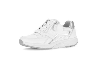 Gabor Womens Low-Top Trainers, Womens Sandals, White Silver 52, 4-4.5 UK