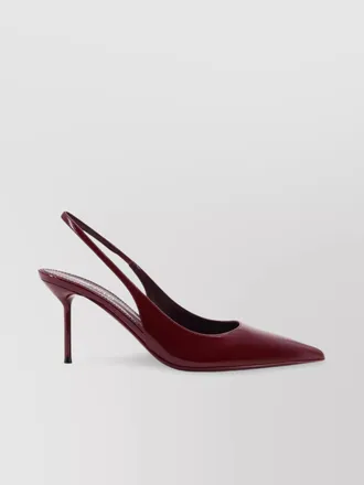 PARIS TEXAS leather lidia slingback pumps