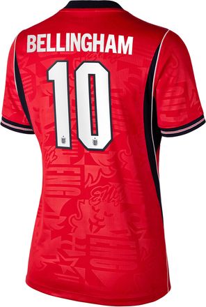 Nike Jude Bellingham England National Team 2026 Stadium Away Nike Womens Dri-FIT Soccer Jersey in Red | NN203947747-ENG