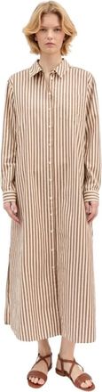 Skall Studio Leigh Shirtdress Stripe - Dames - Shirt Kleedjes - Veelkleurig - S - Kleedjes