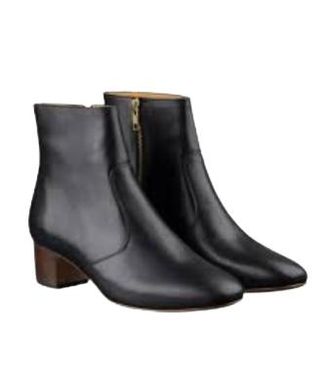 A.P.C. APC Black Joey Ankle Boots Size 41