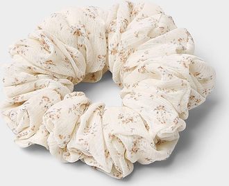 Simons Womens Mini-flower chiffon scrunchie