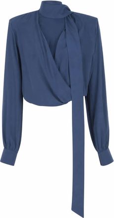 Federica Tosi Mujer, Blusas y Camisas, Azul, Talla: M