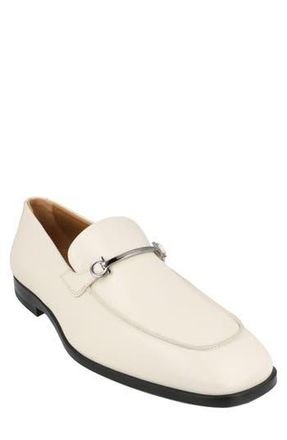 Ferragamo Fedro Bit Loafer in White at Nordstrom Rack, Size 8