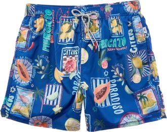 Vintage Summer Swimwear Vintage Summer Ponji Swim Short