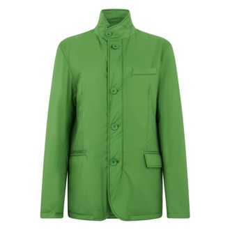 Herno Jacket with Raised Collar - male - Herno - Light Jackets - Green - XL - Jackets