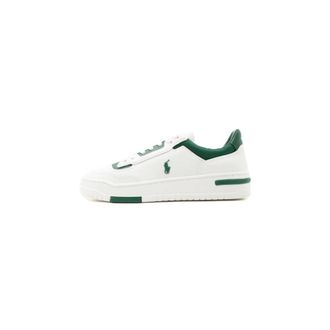 Polo Ralph Lauren Sneakers, male, White, Size: 14 US 809P07528003 Leather Sneaker