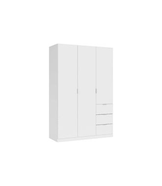 F.R.S. Armario 3 Puertas Abatibles 3 Cajones Acabado Blanco. 180cm(alto). 121cm(ancho). 52cm(fondo)