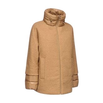 Geox Calithe Jacket - Dames - Winterjassen - Bruin - 2XL - Katoen - Jassen