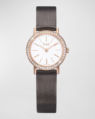 Piaget Altiplano 24mm 18K Rose Gold Diamond Bezel Watch