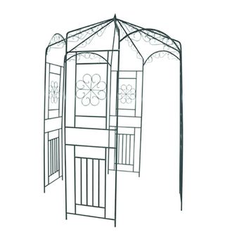 vidaXL Arco De Jard&iacute;n 250 Cm Verde Oscuro Vidaxl