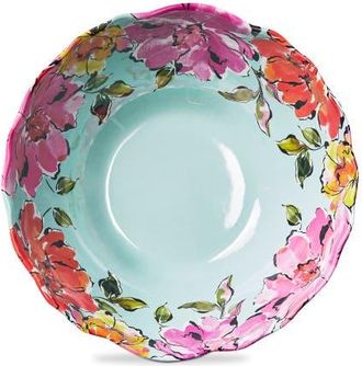 Tag In Bloom Melamine Serving Bowl Multi Melamine Spring in Blue at Nordstrom