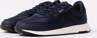 Boss Orange by Hugo Boss Unisex Titanium Runn Trainers in Dark Blue - Size UK 11