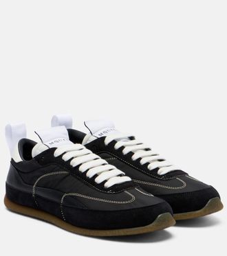 Alexander McQueen EC1 suede-trimmed sneakers